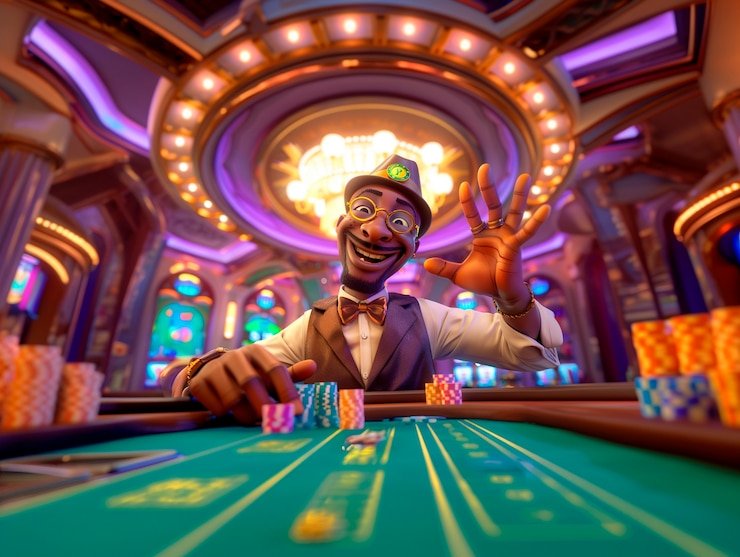 Antarmuka aplikasi kenahoki Live Roulette di perangkat mobile